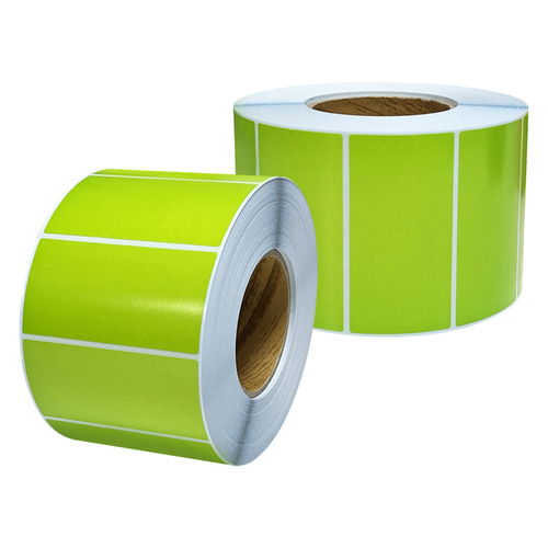 컬러유포 (초록색) 100x50(mm) / 1800매 / 컬러라벨 / 신선라벨 / 납품라벨 / 검사라벨