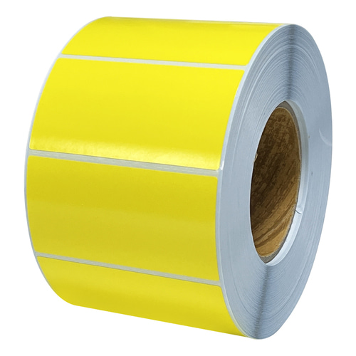 컬러유포 (노란색) 100x50(mm) / 1800매 / 컬러라벨 / 신선라벨 / 납품라벨 / 검사라벨