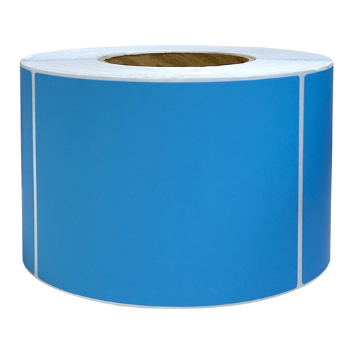무광유포 컬러라벨(파란색) 100x140(mm) 700매 / 신선라벨 / 신선라벨 / 납품라벨 / 검사라벨