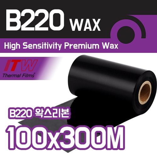 ITW B220 프리미엄 왁스 x 10개묶음 (100x300)